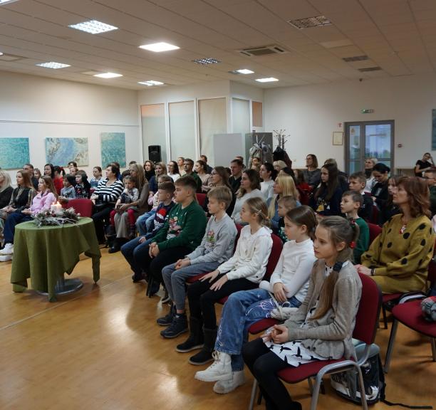 Kalėdinės nuotaikos bibliotekoje