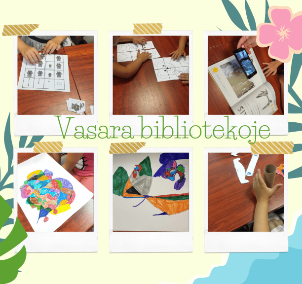 Vaikų vasara Vandžiogalos bibliotekoje