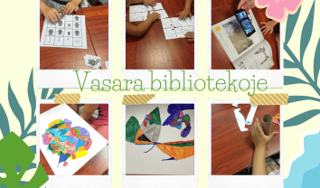 Vaikų vasara Vandžiogalos bibliotekoje