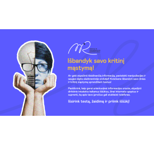 Medijų ir informacinio raštingumo savaitė: pasitikrinkite žinias!