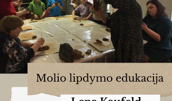 Molio lipdymo edukacija Kulautuvos bibliotekoje