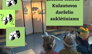 Šešėlių teatras Kulautuvos darželio auklėtiniams