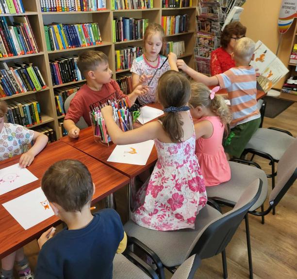 Vaikų vasaros užimtumas Vandžiogalos bibliotekoje