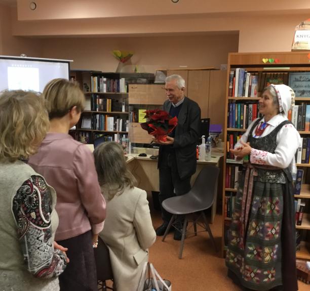 „Atvažiuoja Kalėda“ Ringaudų bibliotekoje