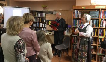 „Atvažiuoja Kalėda“ Ringaudų bibliotekoje