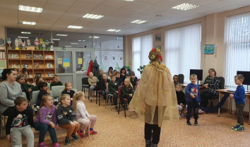 Vaikų poetės Zitos Gaižauskaitės viešnagė Batniavos bibliotekoje