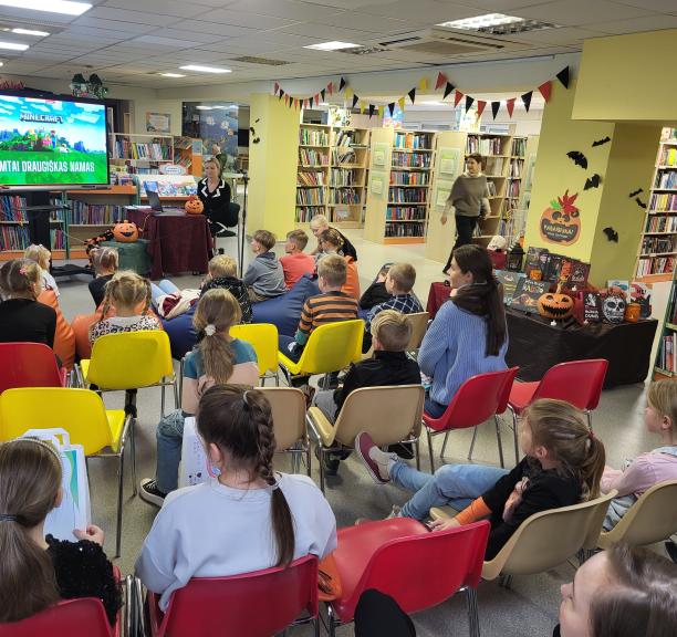 Bibliotekos konkursų nugalėtojų triumfas 