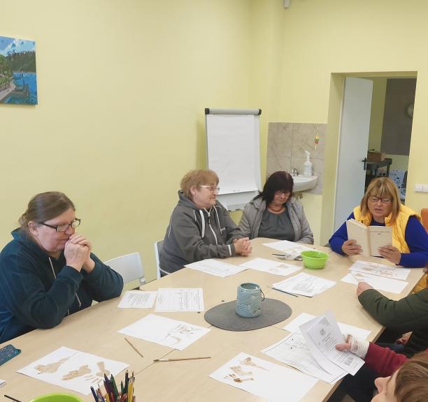 Įvairiaspalvis spalis Zapyškio bibliotekoje 