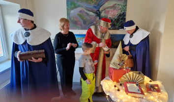 Trijų karalių viešnagė Vilkijos bibliotekoje