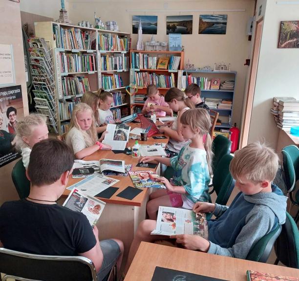  Vaikų veiklos liepos mėnesį Neveronių bibliotekoje 