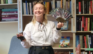 Rudens istorijos Neveronių bibliotekoje