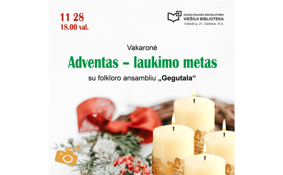 Adventas – laukimo metas