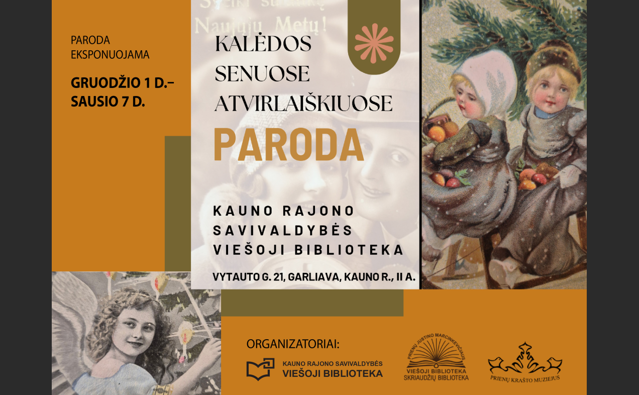 Kalėdos senuose atvirlaiškiuose