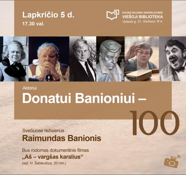 Donatui Banioniui – 100