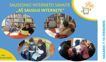 Saugesnio interneto savaitė Vandžiogalos bibliotekoje