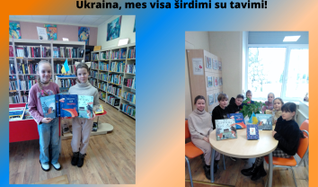 Ukraina, mes visa širdimi su tavimi!