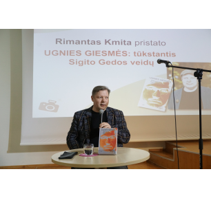 Rimantas Kmita pasakoja apie tūkstantį Sigito Gedos veidų