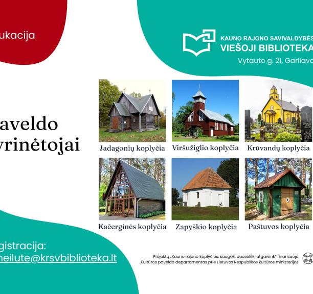 Registruokitės į edukaciją „Paveldo tyrinėtojai“