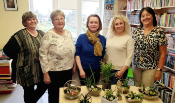 Edukacija „Žadiname pavasarį“ Šlienavos bibliotekoje