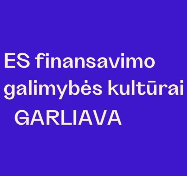 ES finansavimo galimybės kultūrai