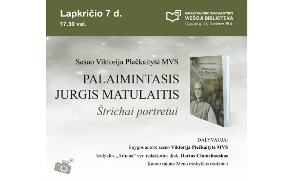 Palaimintasis Jurgis Matulaitis. Štrichai portretui