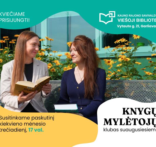 Nemokami klubai suaugusiesiems: kviečiame Jus!