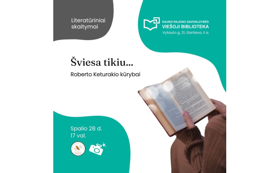Literatūriniai skaitymai „Šviesa tikiu“