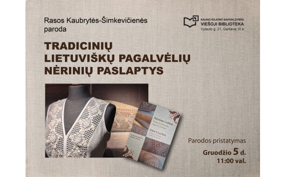 Tradicinių lietuviškų pagalvėlių nėrinių paslaptys