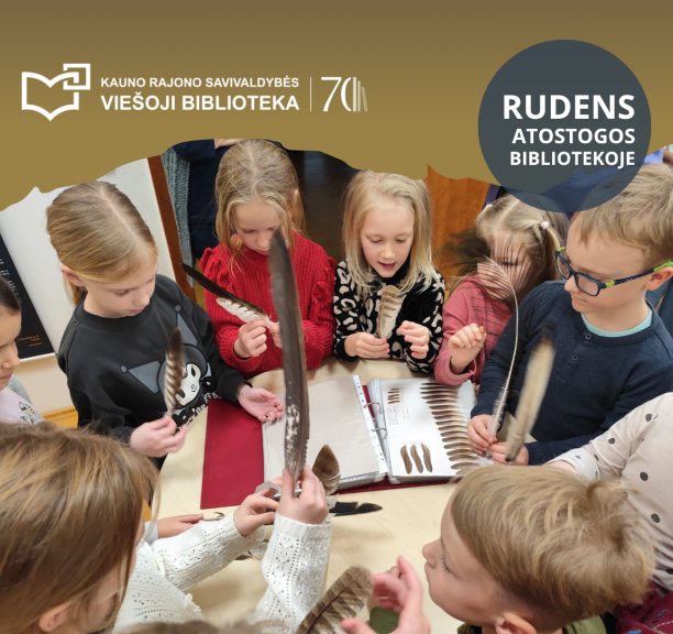 Rudens atostogos bibliotekoje – smagiai, kūrybiškai ir aktyviai!