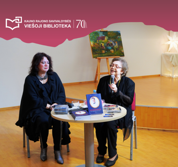 Nepamirštamas vakaras bibliotekoje su Lietuvos estrados legendomis