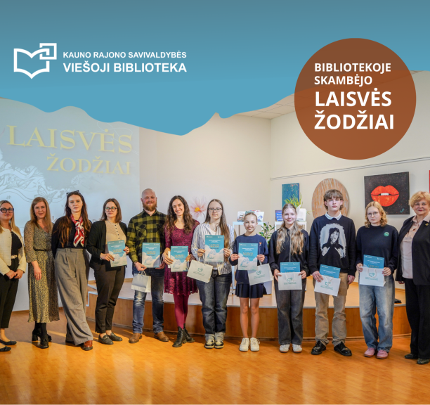 „Laisvės žodžiai“ skambėjo bibliotekoje