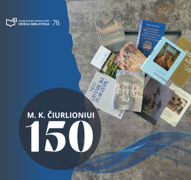Knygų paroda „M. K. Čiurlioniui 150“