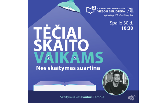 Tėčiai skaito vaikams