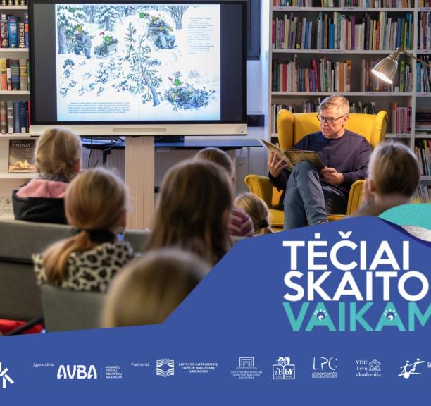 Iniciatyva „Tėčiai skaito vaikams“ tęsiasi!