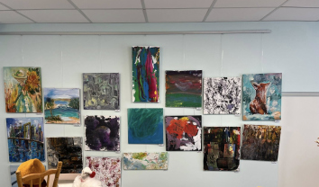 Ruduo Užliedžių bibliotekoje