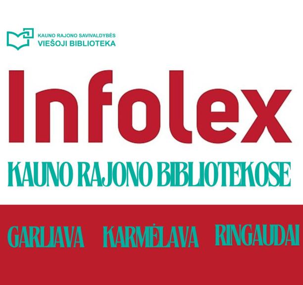 „Infolex“ Kauno rajono bibliotekų lankytojams – nemokamai